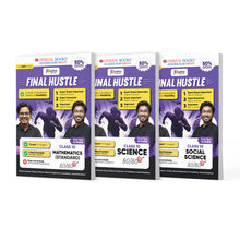 Final Hustle for CBSE Class 10 Science, Mathematics Standard, Social Science by Padhle Set of 3 books (For 2025 Exam)