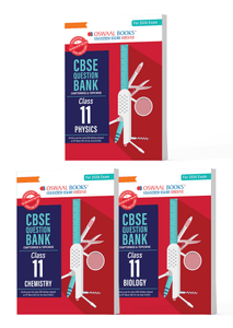 CBSE Question Bank Class 11 Set of 3 Books Physics, Chemistry and Biology Chapterwise & Topicwise Solved Papers | For 2026 Board Exams