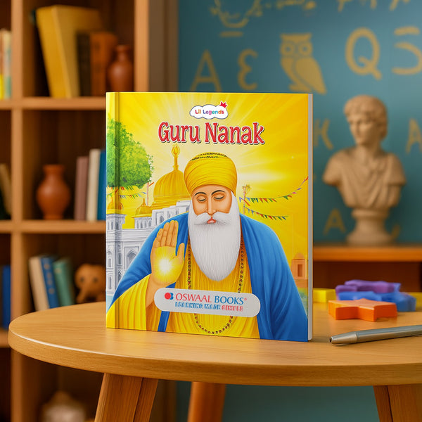 Inspiring Tale of Guru Nanak – Illustrated Story Book for Kids | Short Moral Biography for Early Readers | Ages 3+ | Board Book with Values & Teachings