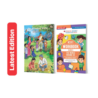 Oswaal NCERT The World Around Us Textbook and Workbook For Class 5 | Updated NCERT Pattern | Includes Mind Maps & Revision notes | With Parents & Teachers Manual (Set of 2 Books)