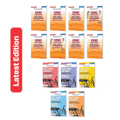 Oswaal UPSC Power Bank & NCERT One for All Books for UPSC CSE Prelims & State PSC Exams 2027 (Set of 13) | MCQs, PYQs & NCERT Based Concept Notes | History, Polity, Geography, Economy, Science