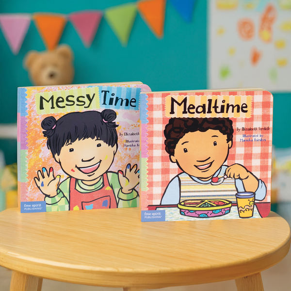 Toddler Food Habits Set (Toddler Tools Series) — 2 Board Books for Toddlers (Ages 1–3 yrs) | Includes Mealtime & Messy-Time Habits | by Free Spirit Publishing