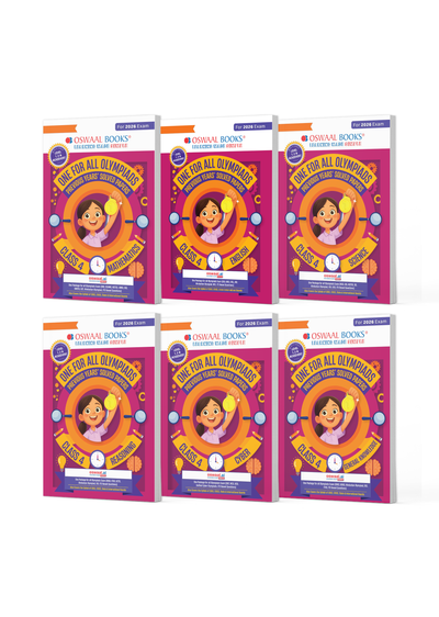One For All Olympiad Chapter-wise Previous Years' Solved Papers, Prep-Guide Class 4 (Set of 6 Books) Maths, English, Science, Reasoning, Cyber & General Knowledge (For 2026 Exam)