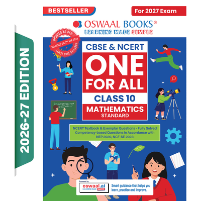 Oswaal CBSE & NCERT One for All Class 10 Mathematics Standard (For 2027 Exam)