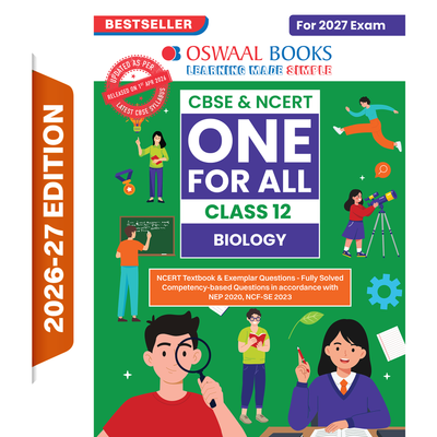 Oswaal CBSE & NCERT One for All Class 12 Biology (For 2027 Exam)