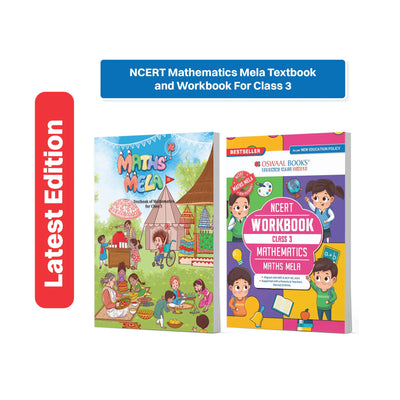 Oswaal NCERT Mathematics Mela Textbook and Workbook For Class 3 | Updated NCERT Pattern | Includes Mind Maps & Revision notes | Teachers Manual (Set of 2 Books) Latest Edition