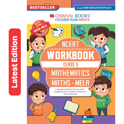 Oswaal NCERT Workbook Class 5 Mathematics (Maths Mela) | With Practice Worksheets & Activity Based Questions | For Exam 2026-27 | As per NCF & NEP