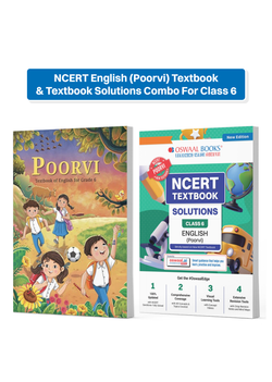 NCERT English (Poorvi) Textbook & Textbook Solutions Combo For Class 6 | Updated NCERT Pattern | With Mind Maps & Mock Papers | All Concepts & Topics Covered | Set of 2 Books (For 2026-27 Exam)