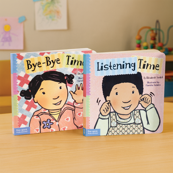 Listening & Goodbye Time (Toddler Tools Series) — 2 Board Books for Toddlers (Ages 1–3 yrs) | Build Social Skills & Smooth Transitions | by Free Spirit Publishing