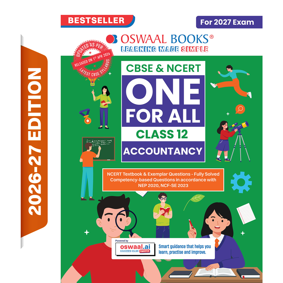 Oswaal CBSE & NCERT One for All Class 12 Accountancy (For 2027 Exam)