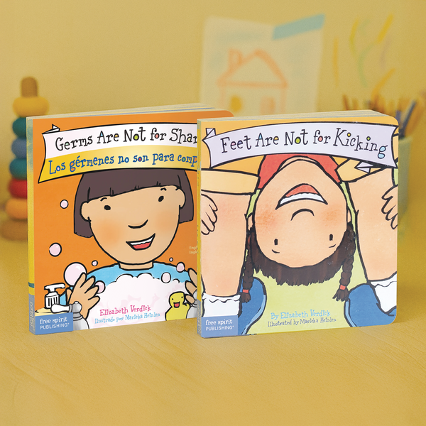 Best Behaviour Duo Set (Best Behaviour Series) — 2 Board Books for Toddlers (Ages 1–4 yrs) | Includes No Hitting & No Kicking Stories | by Free Spirit Publishing