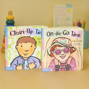 Toddler Daily Habits Board Book Set – Clean-Up & On-the-Go