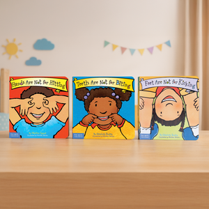 No Hitting, No Biting, No Kicking – 3-Book Toddler Behaviour Board Book Set