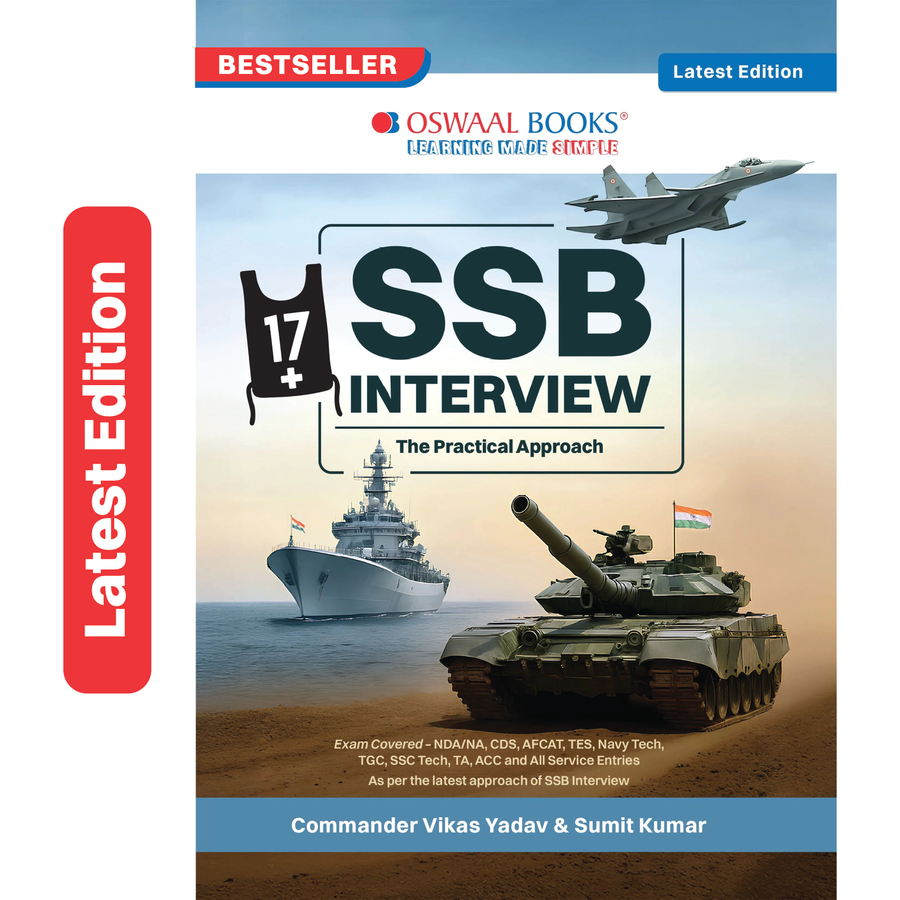 Oswaal SSB Interview The Practical Approach | Master Psychology, GTO, Interview Tasks, OLQ Development | NDA, CDS, AFCAT, TA, SSC Tech & All Service Entries by Cdr Vikas Yadav & Sumit Kumar