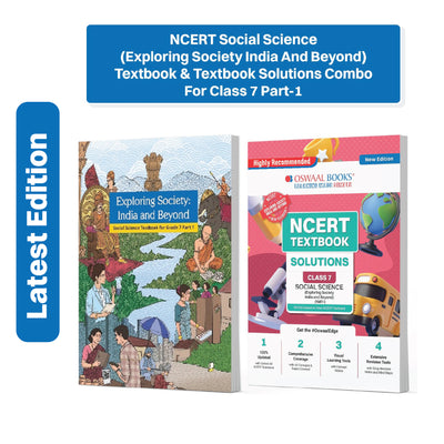 Oswaal NCERT Social Science (Exploring Society India And Beyond) Textbook Solutions for Class 7 | Set of 2 Books | Covered Concept, Mind Maps, Mock Papers (Latest NCERT Pattern)
