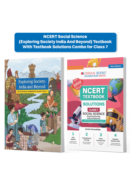 NCERT Social Science (Exploring Society India And Beyond) Textbook With Textbook Solutions for Class 7 | Set of 2 Books | Covered Concept, Mind Maps, Mock Papers | Updated NCERT Pattern (For Upcoming Exams)