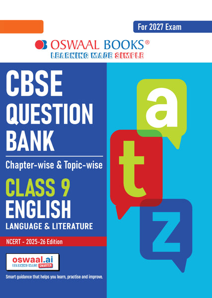 CBSE Question Bank English Lang. & Liter. (Beehive & Moments) |Chapter-wise & Topic-wise Class 9 | For 2027 Exam |with Competency Based Questions |Based on NCERT 2025-26 Edition