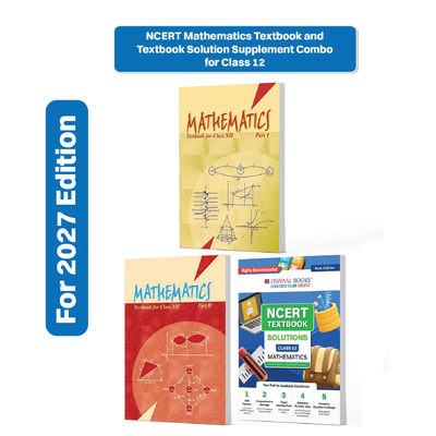 Oswaal NCERT Mathematics Textbook and Textbook Solution Supplement for Class 12 | Competency Focused Questions | Concept Clarity | Mind Maps | Mnemonics (Set of 3 Books, For 2026 Exam)