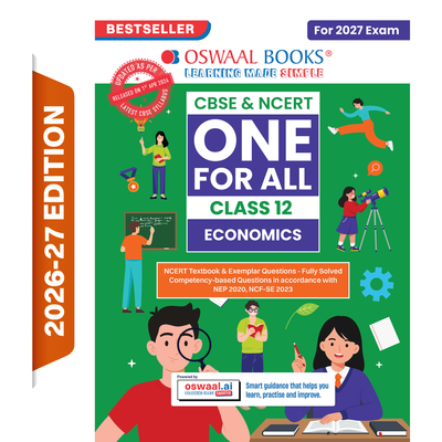 Oswaal CBSE & NCERT One for All Class 12 Economics (For 2027 Exam)