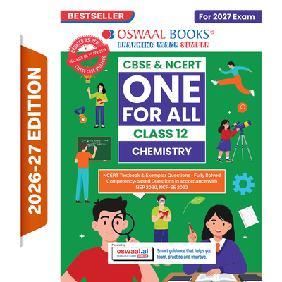 Oswaal CBSE & NCERT One for All Class 12 Chemistry (For 2027 Exam)