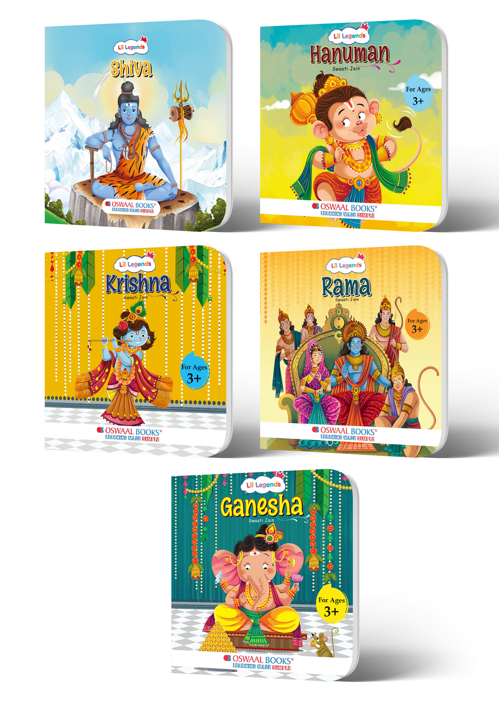 Lil Legends 5-in-1 Mythology Board Book Set for Kids Age 3+ | – Oswaal ...