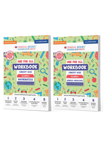 One For All Workbook Concept Wise Class-4 Mathematics & General Knowledge (Set Of 2 Books) (For Latest Exam)
