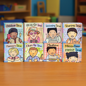 Toddler Habits & Social Skills Book Set (8 Titles) – Mealtime, Clean-Up, Manners, Sharing & More