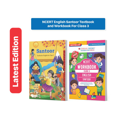 Oswaal NCERT English Santoor Textbook and Workbook For Class 3 | Updated NCERT Pattern | Includes Mind Maps & Revision notes | Teachers Manual (Set of 2 Books) Latest Edition