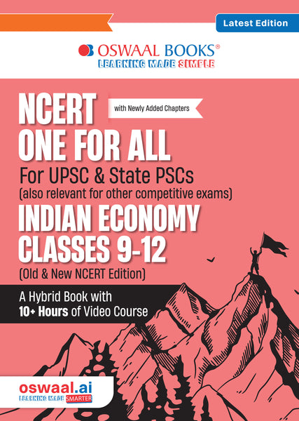 NCERT One For All Book for UPSC & State PSCs | Indian Economy Classes 9-12 (Old & New NCERT Edition)