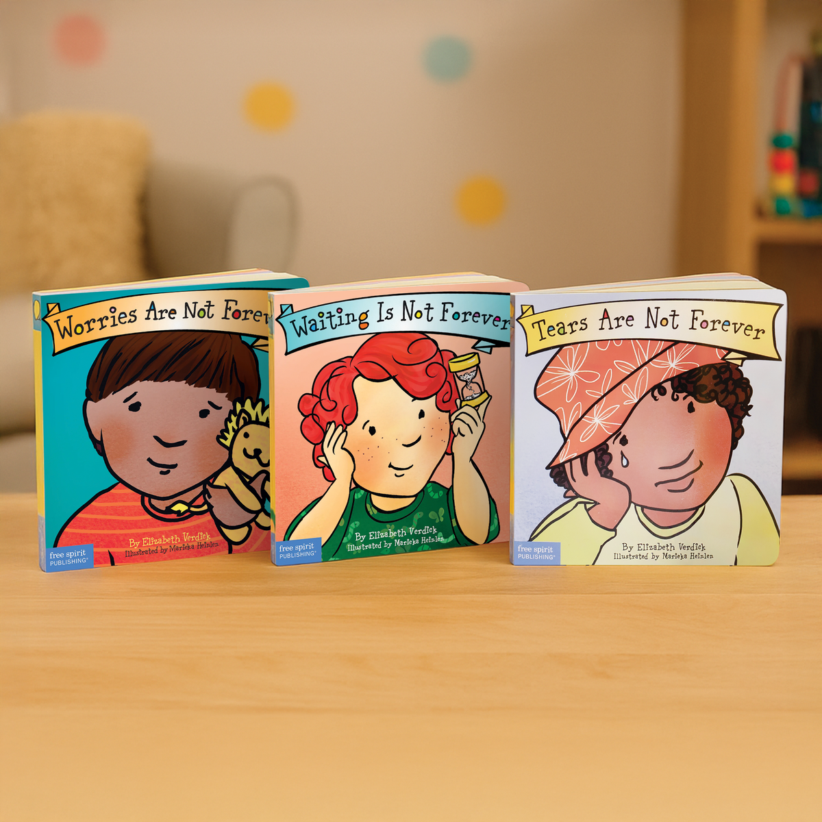 Emotional Resilience Trio Set (Best Behaviour Series) â€” 3 Board Books for Toddlers (Ages 1â€“4 yrs) | Includes Managing Tears, Worries & Waiting | by Free Spirit Publishing