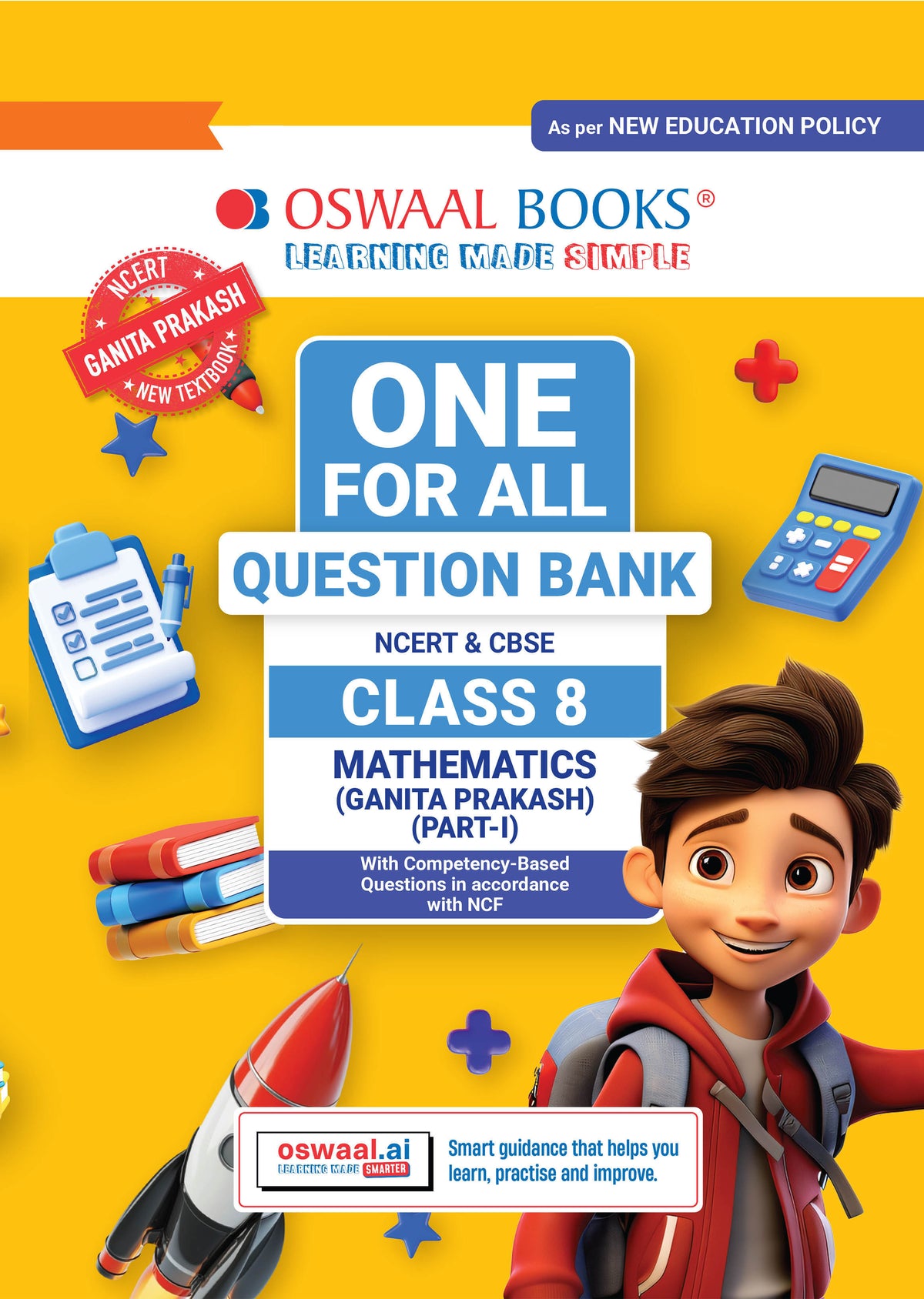 One For All Question Banks NCERT & CBSE Class 8 (Set of 2 Books) Mathematics & Science (For Latest Exam)