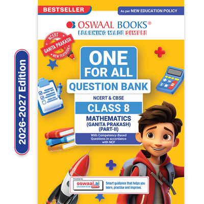 Oswaal CBSE Class-8 One for All Social Science Part-1 (Exploring Society: India and Beyond) For 2026-27 Exam | As Per Latest NCERT & CBSE Syllabus | Chapter-wise Question Bank, Revision Notes, Theory, Maps & Competency Based Questions