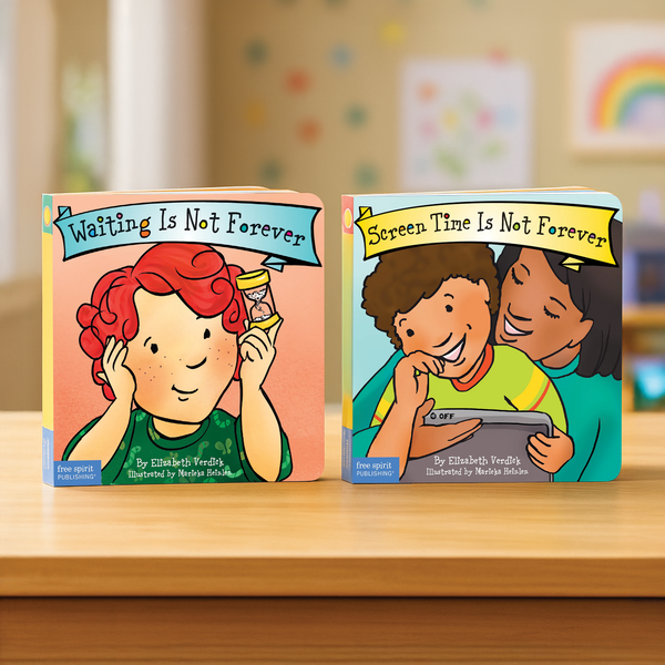 Patience & Screens Duo Set (Best Behaviour Series) — 2 Board Books for Toddlers (Ages 1–4 yrs) | Build Patience & Healthy Screen-Habits | by Free Spirit Publishing