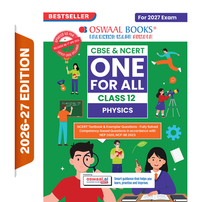 Oswaal CBSE & NCERT One for All Class 12 Physics (For 2027 Exam)