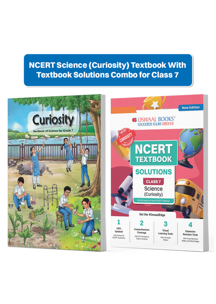 NCERT Science (Curiosity) Textbook With Textbook Solutions for Class 7 | Set of 2 Books | Covered Concept, Mind Maps, Mock Papers | Updated NCERT Pattern (For Upcoming Exams)