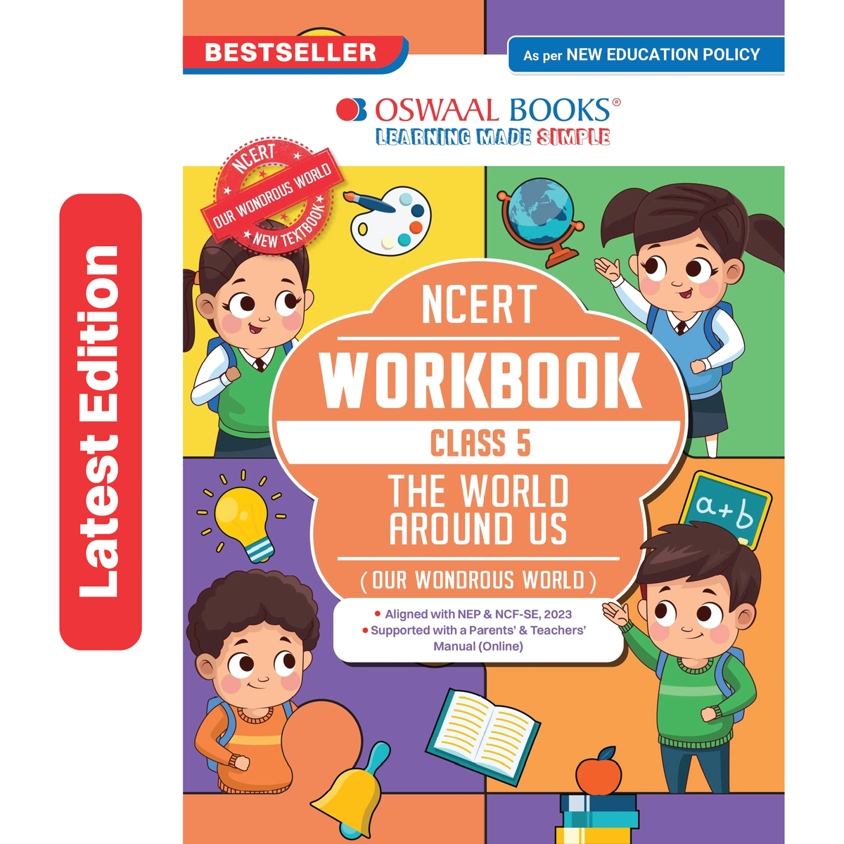 Oswaal NCERT Workbook Class 5 The World Around Us (Our Wondrous World) | With Practice Worksheets & Activity Based Questions | For Exam 2026-27 | As per NCF & NEP