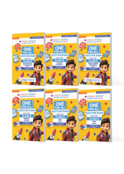 One For All Question Banks NCERT & CBSE Class 8 (Set of 6 Books) Mathematics Part-1, Science, Social Science Part-1, English, Hindi And Sanskrit (For Latest Exam)