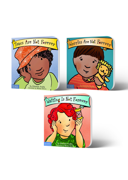 Best Behaviour Series Emotional Wellbeing Books for Kids | Tears, Worries & Waiting | Set of 3 | Emotional Skills, Self-Control, Patience, Confidence | Ages 2+