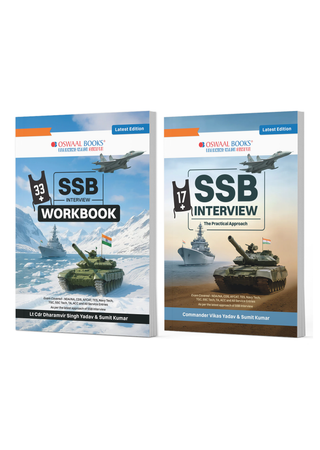 SSB Interview Workbook & Interview: The Practical Approach (Set of 2 Books) Psychology, GTO & Interview Preparation for NDA, CDS, AFCAT, TES, Navy TA, ACC & All Defence Service Entries