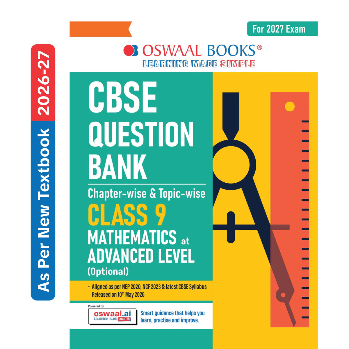 CBSE Class 9 Mathematics Advanced Level Question Bank Chapter-wise & Topic-wise | Based on NCERT | Includes Summary, Competency-Based Question, Self-Assessment & Practice Papers