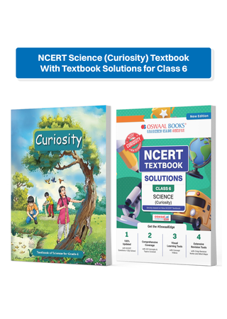 NCERT Science (Curiosity) Textbook With Textbook Solutions for Class 6 | Set of 2 Books | Covered Concept, Mind Maps, Mock Papers | Updated NCERT Pattern (For Upcoming Exams)