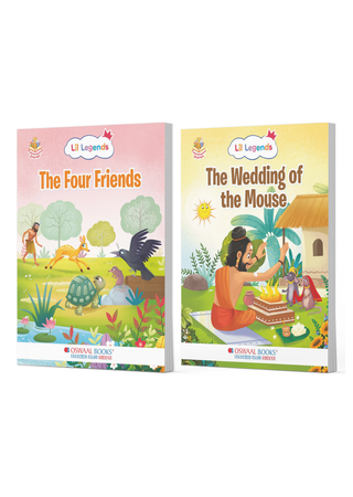 Panchatantra Friendship Tales Books for Kids | The Four Friends & Wedding of the Mouse | Set of 2 | Friendship, Teamwork, Loyalty, Moral Stories, Social Skills | Ages 2+