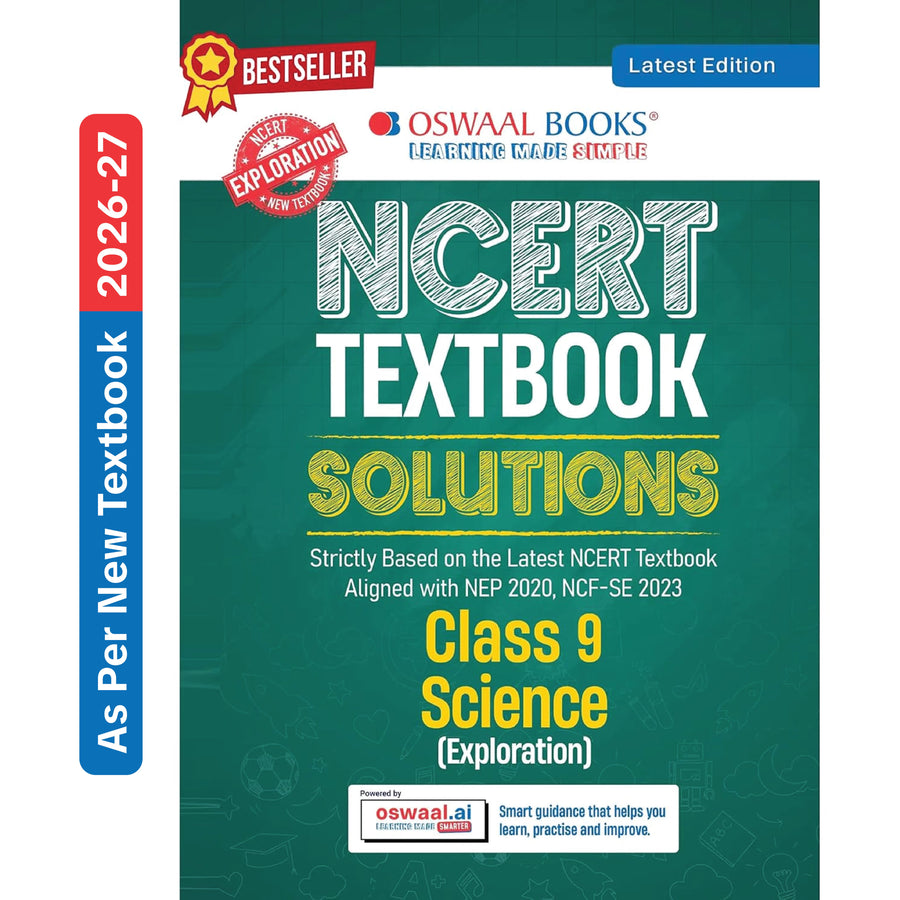 Oswaal CBSE NCERT Class 9 Textbook Solutions Science (Exploration) (Latest NCERT) | Revision Notes, Mind Maps, Solved Intext & Exercise Questions | Oswaal AI