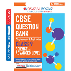 CBSE Science Advance Level Question Bank Chapter-wise & Topic-wise Class 9 | Based on NCERT | Includes Summary, Competency-Based Question, Self-Assessment & Practice Papers