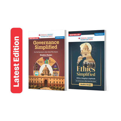 Oswaal UPSC GS Paper II & IV Complete Bundle 2026 | Governance Simplified + Ethics, Integrity & Aptitude | PYQ-Based | Case Studies | Answer Writing | By Shubhra Ranjan