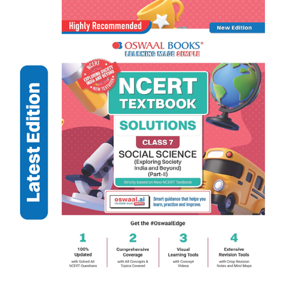 Oswaal NCERT Textbook Solutions Social Science Part-2 Class 7 | For CBSE 2026-27 Exam | Based on Latest NCERT Exploring Society India and Beyond | With Complete Solutions & Subjective Questions for Practice