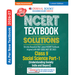 Oswaal CBSE NCERT Textbook Solutions Social Science (Understanding Society India and Beyond), Class 9 (Latest NCERT) | Revision Notes, Mind Maps, Solved Intext & Exercise Questions | Oswaal AI