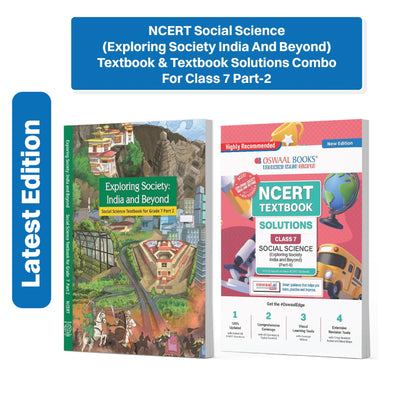 Oswaal NCERT Social Science (Exploring Society India And Beyond) Part-2 Textbook With Textbook Solutions for Class 7 | Set of 2 Books | Covered Concept, Mind Maps, Mock Papers | Updated NCERT Pattern (For Upcoming Exams)
