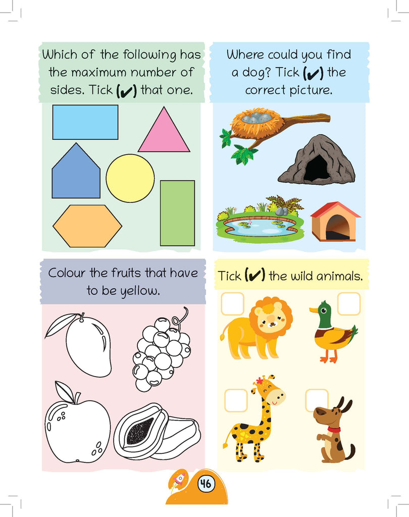 Lil Legends Preschool Activity Book For Kids, Age- 5+ Years