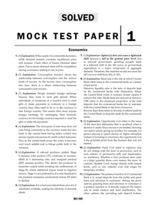 NTA CUET (UG) 10 Mock Test Papers | Section II Economics (For 2025 Exam) | With New Syllabus & Pattern Released on 1st March 2025